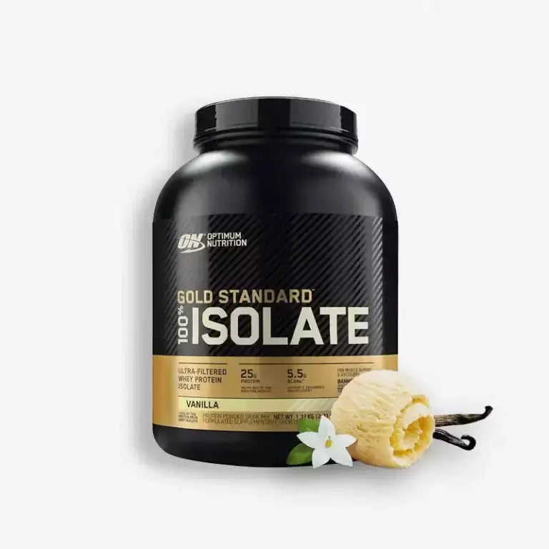 100% Isolate Gold Standard Optimum Nutrition 3 Libras Vainilla