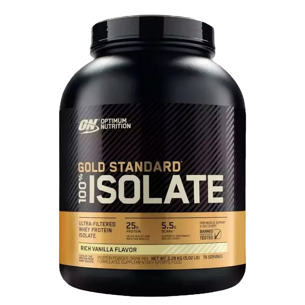100% Isolate Gold Standard Optimum Nutrition 5 Libras