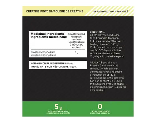 Creatine Micronized Powder 120 servicios Optimum Nutrition