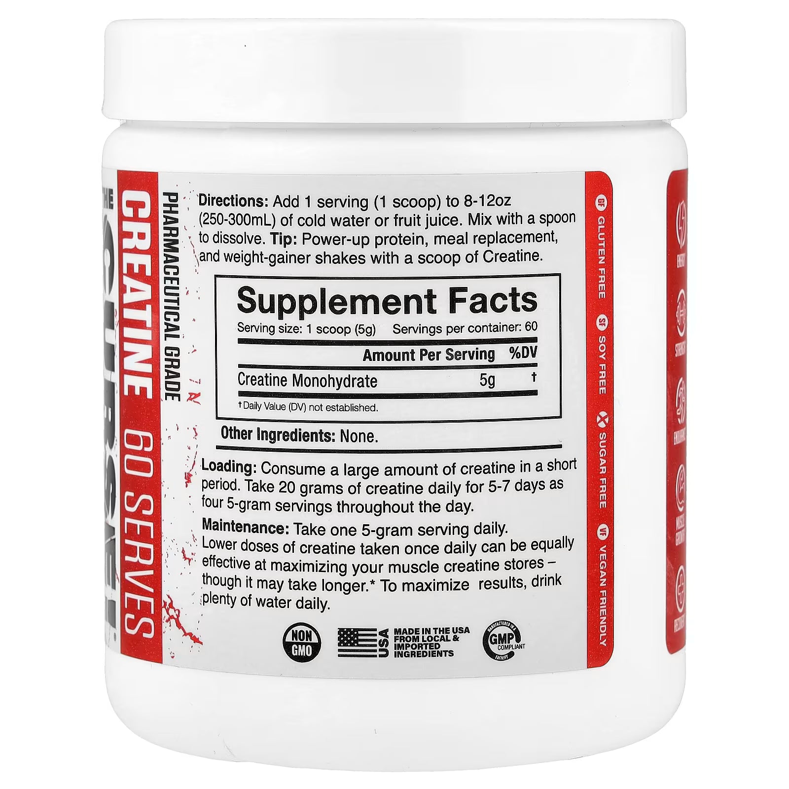 Creatine The Curse 60 Servicios JNX Sports