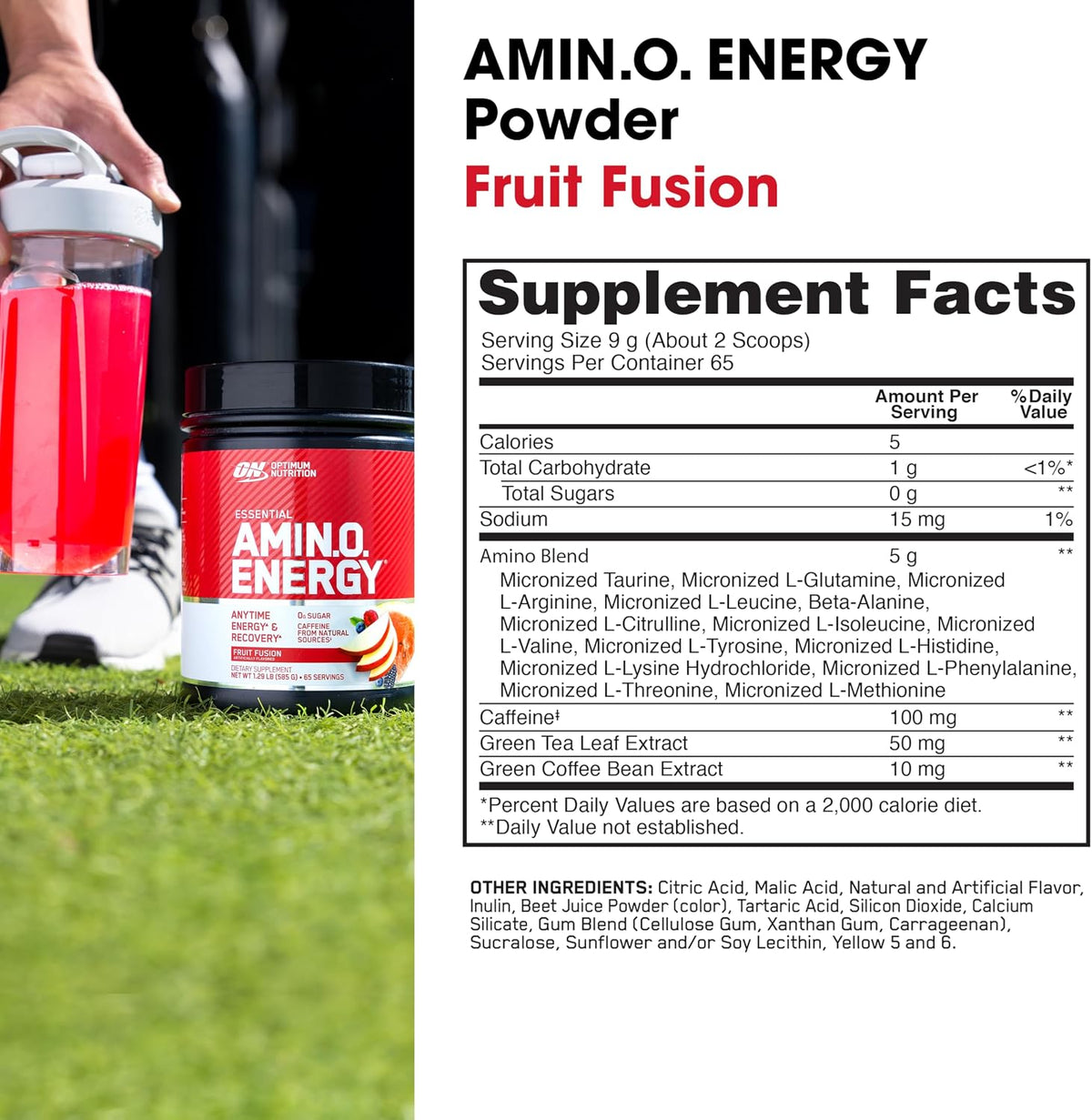 Amino Energy 65 Servicios Optimum Nutrition