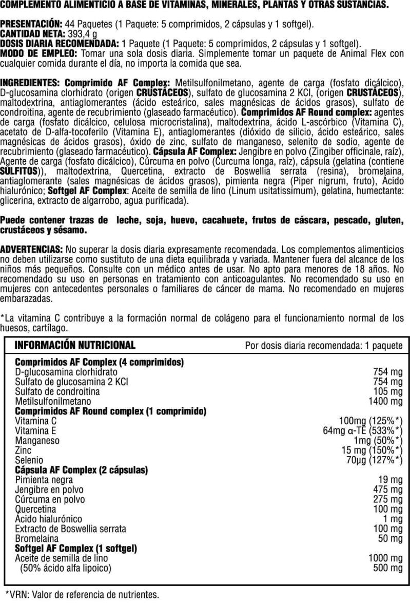 Animal Flex 44 Sobres Universal