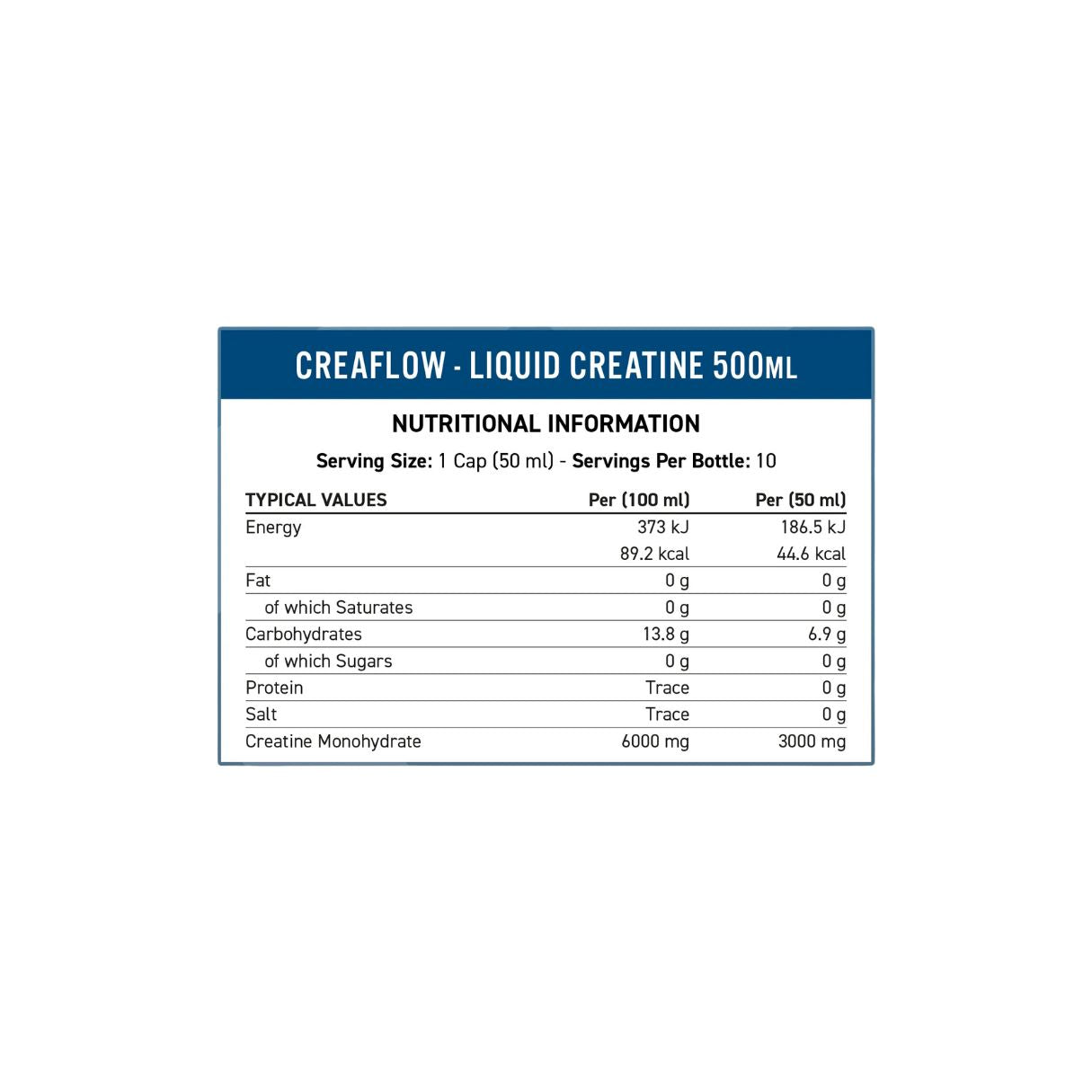 Creaflow Liquid Creatine Monohydrate 3000MG Applied Nutrition