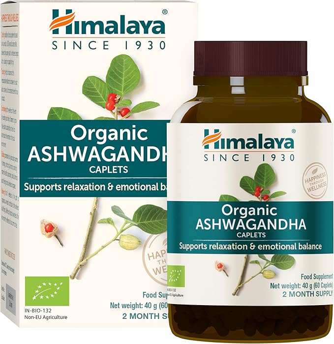 Ashwagandha 60 Capsulas Adaptogeno Himalaya Herbals
