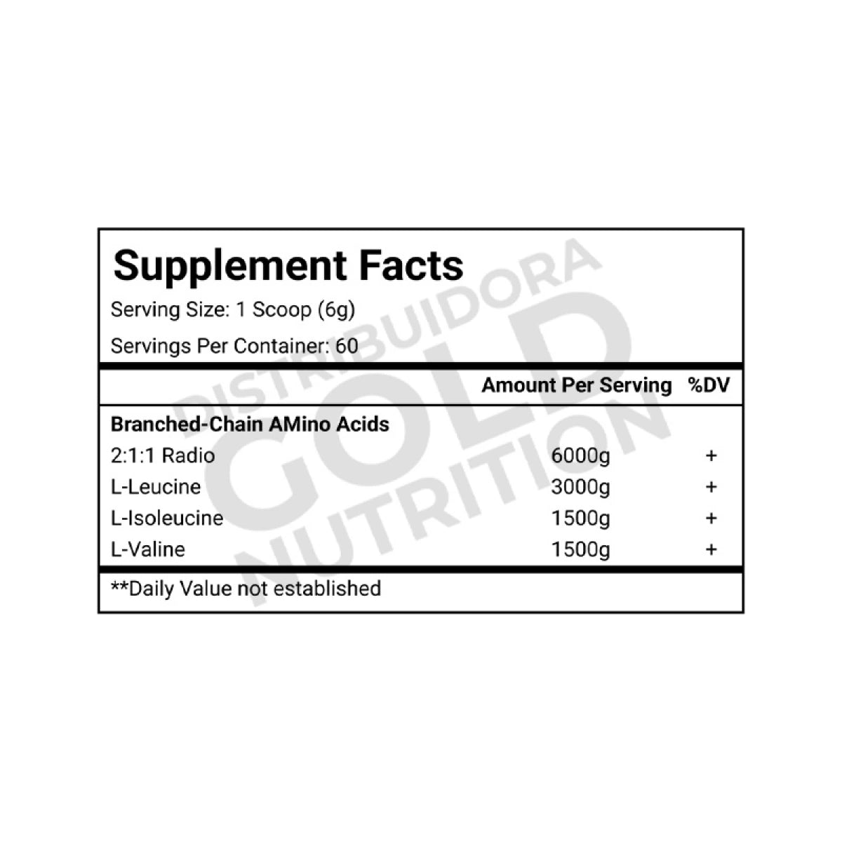 Bcaa Raw 60 Servicios