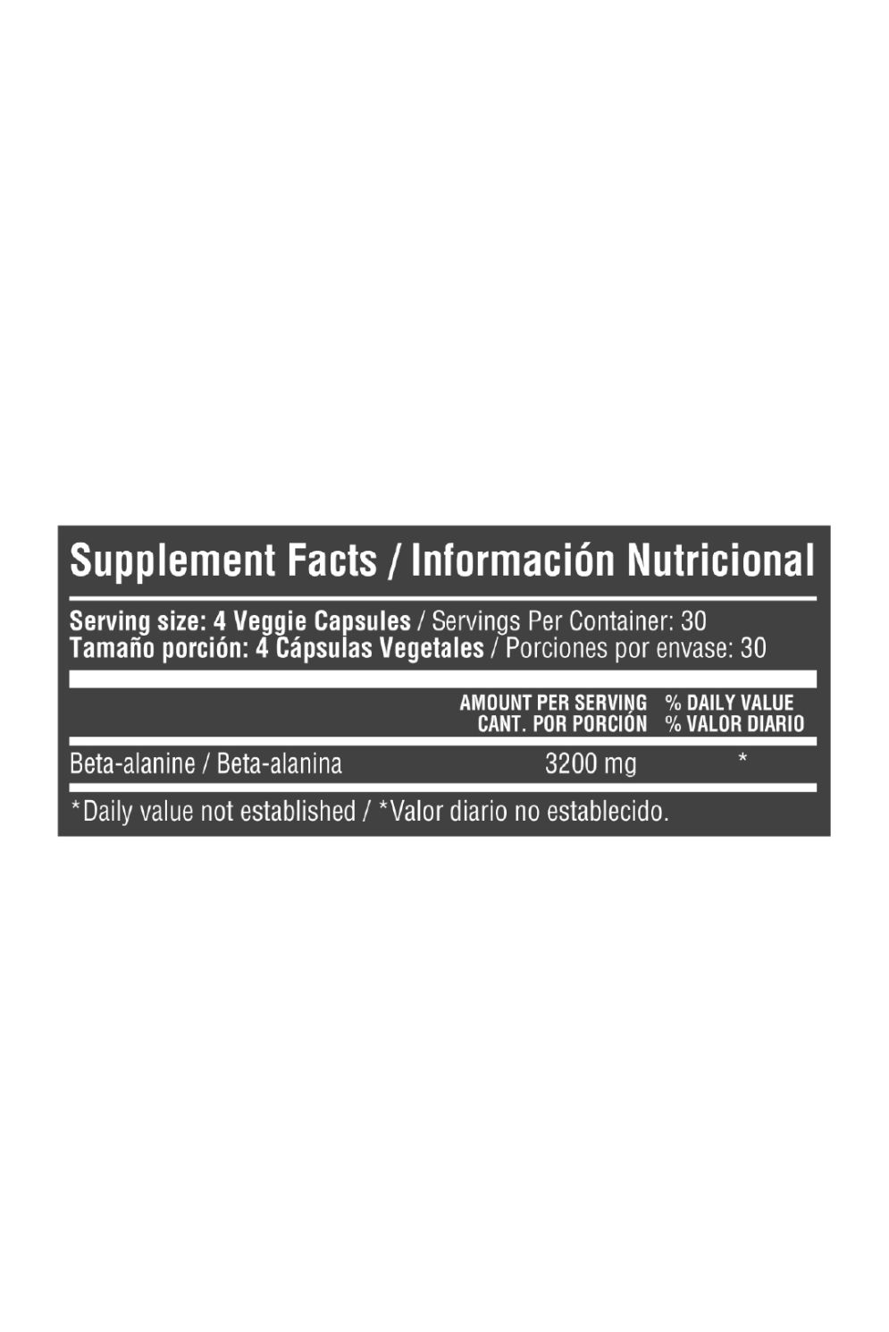 Beta-Alanine 120 Capsulas Healthy Sports