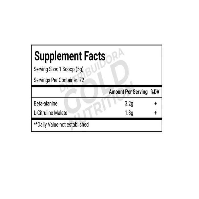 Beta-Alanine 72 Servicios 360 Gramos Raw