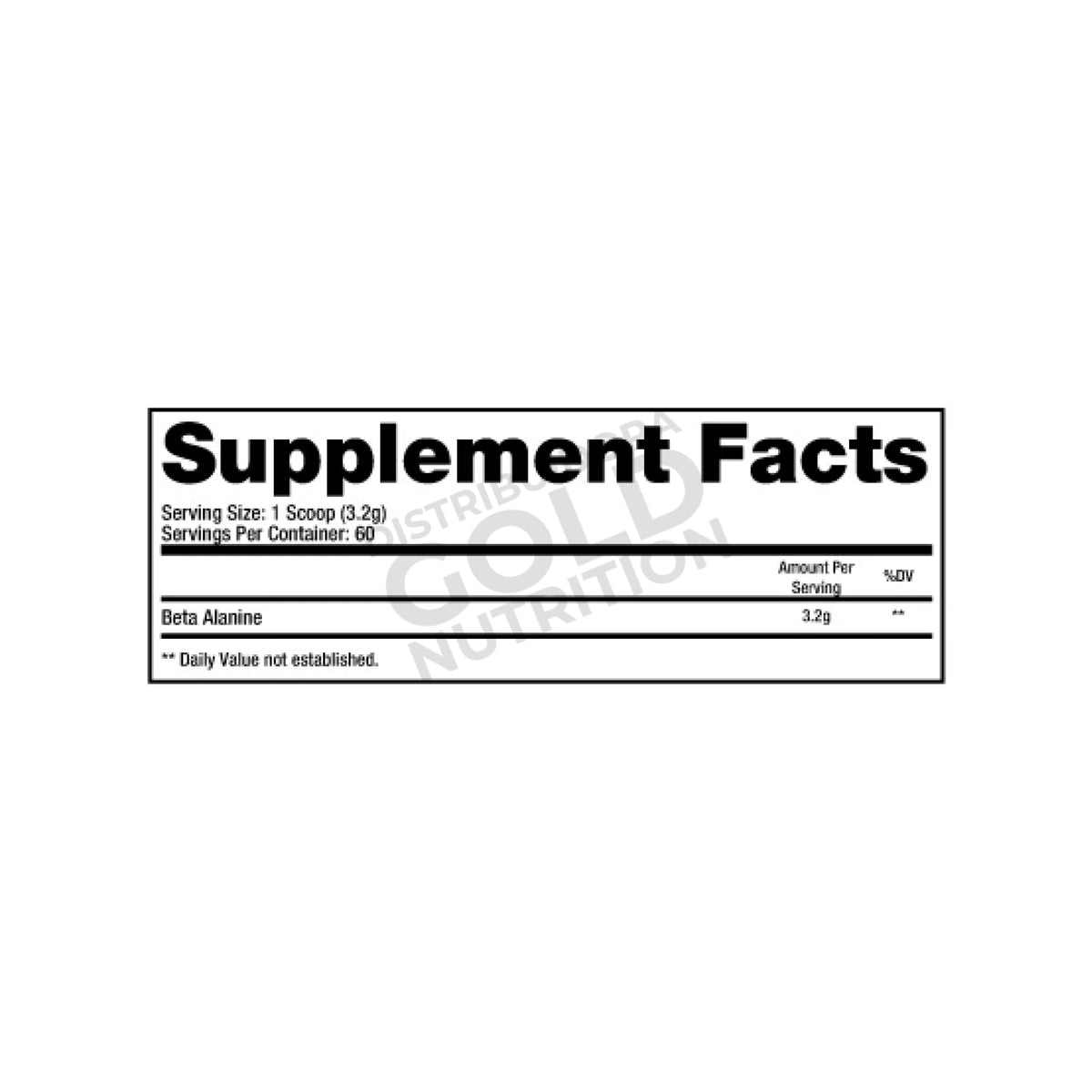 Beta Alanine 60 Servicios Dragon Pharma