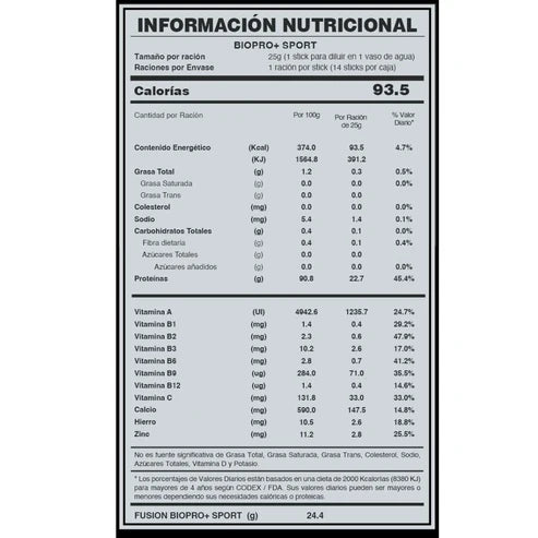 Bio Pro+ Sport x14 Sobres Fuxion