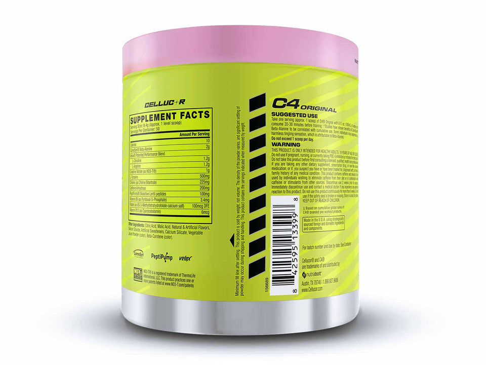 C4 Original 50 Servicios Pink Lemonade Cellucor