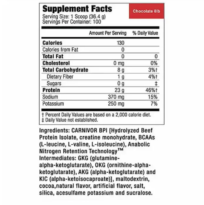 Carnivor Isolate 8 Libras Musclemeds