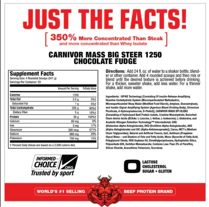 Carnivor Mass 15 Libras Musclemeds