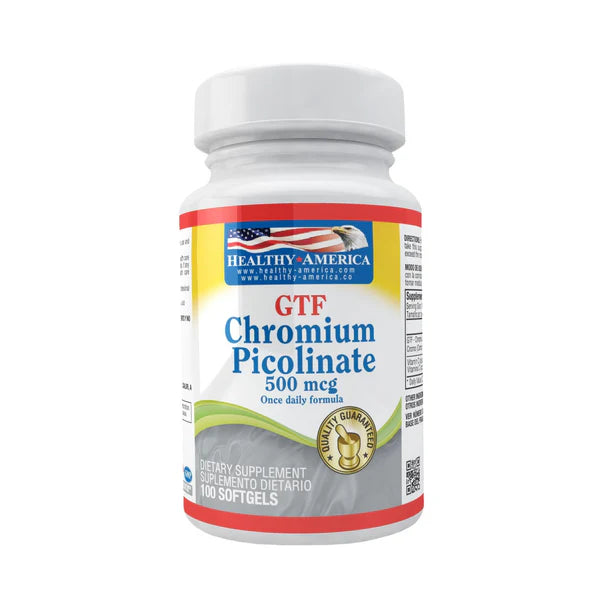Chromium Picolinate 100 Capsulas Healthy America