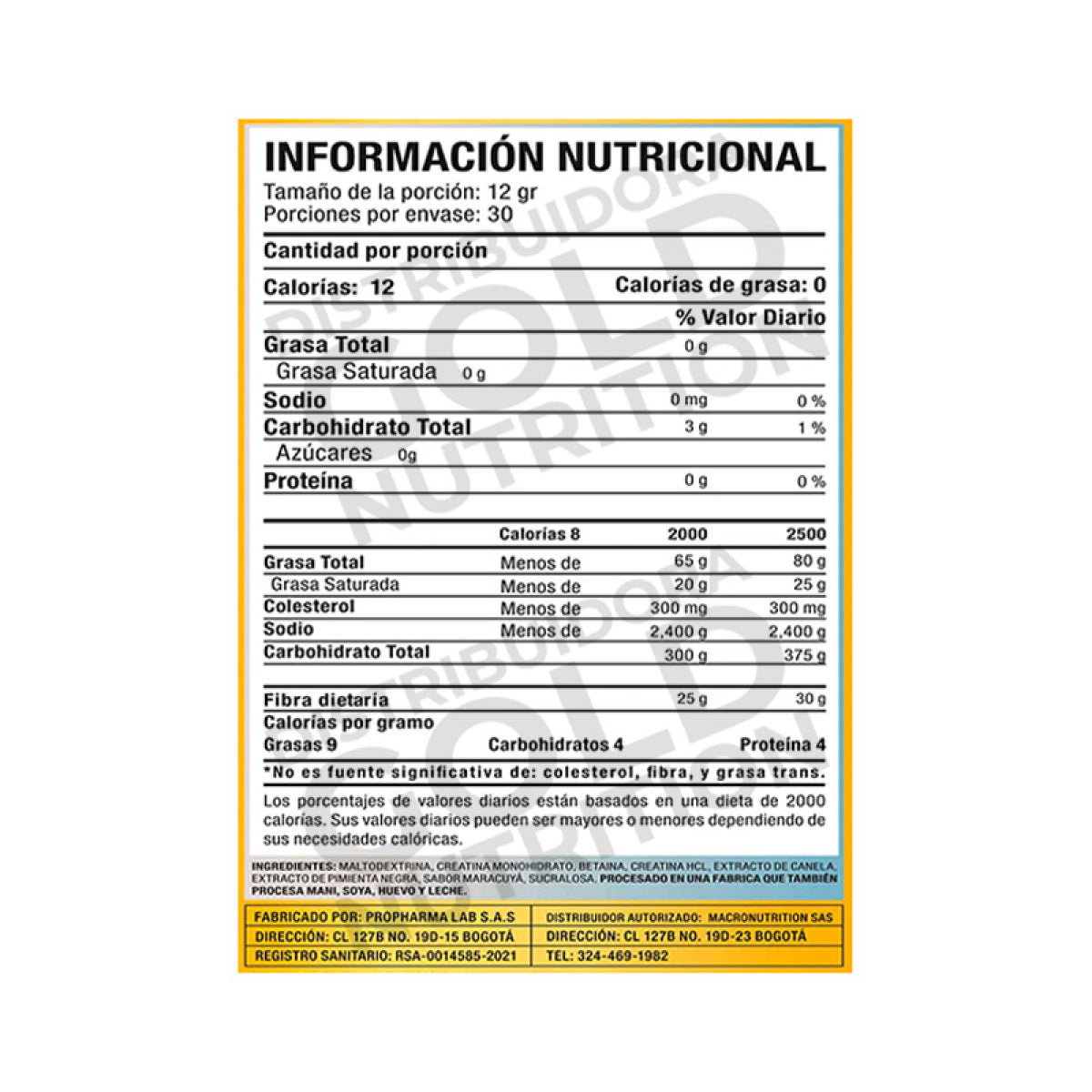 CR2 Creatine 60 Servicios Macroblends
