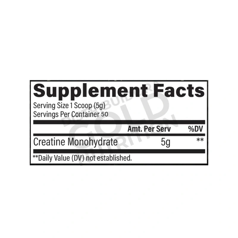 Creatine Monohydrate 50 servicios - Raw
