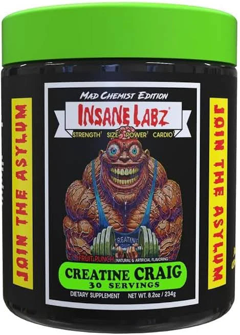 Creatine Monohydrate Craig 30 Servicios Insane Labz