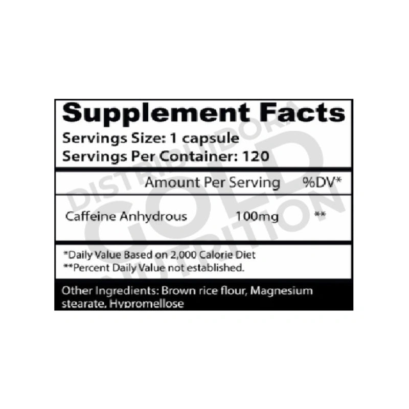 Caffeine 120 Capsulas  Insane Labz