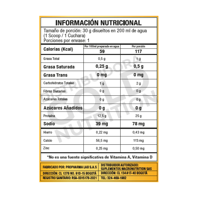 Caja Whey Blend x15 Sachets Macroblends