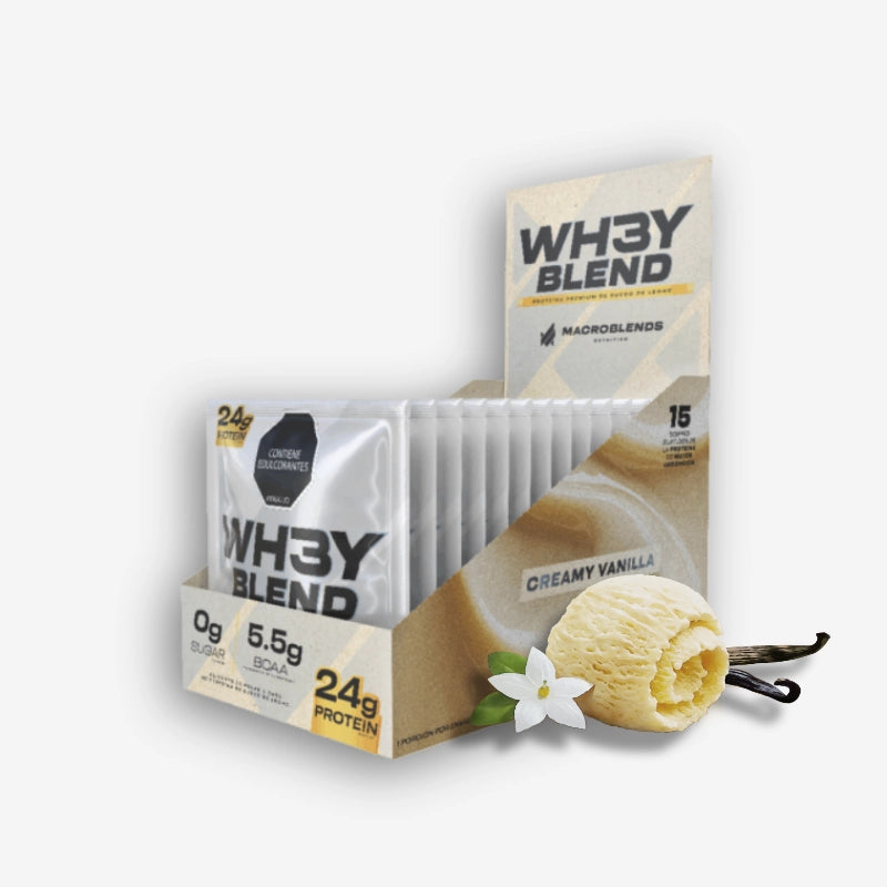 Caja Whey Blend x15 Sachets Macroblends