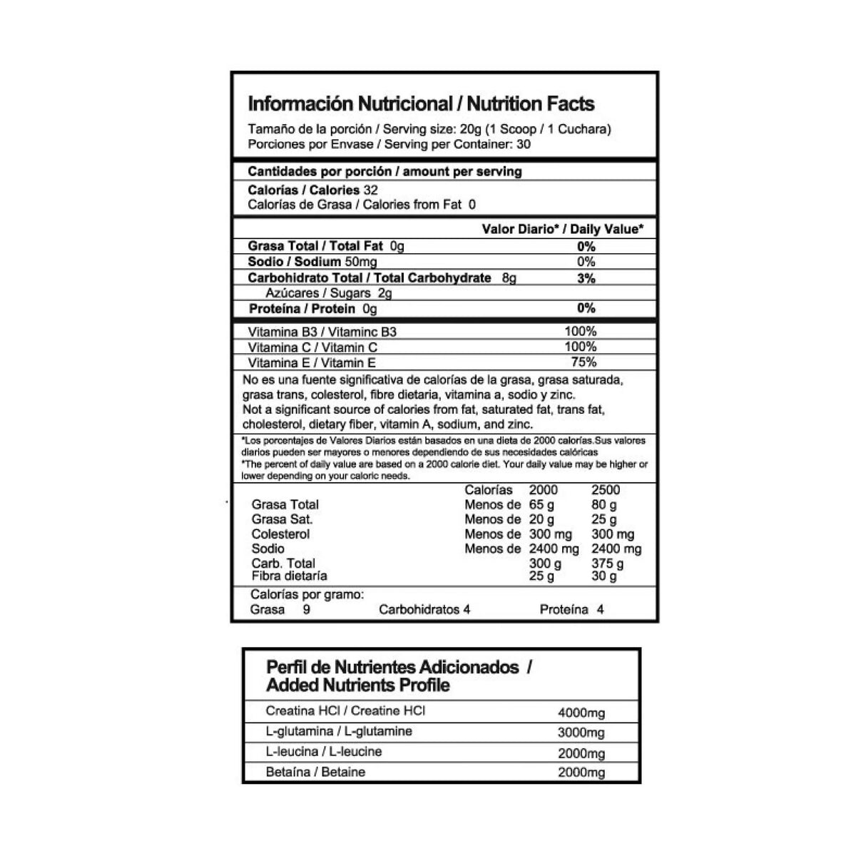 Creatina Beast HCL 30 Servicios IMN Nutrition