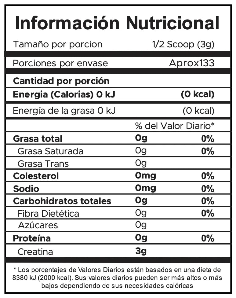 Creatina IMN 133 Servicios - IMN Nutrition
