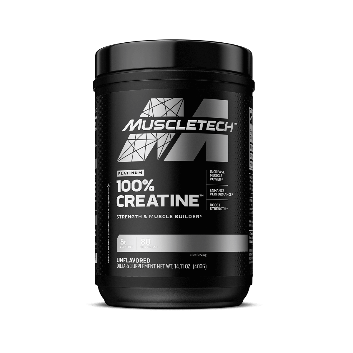 Creatine 100% Monohydrate Platinum 80 Servicios Muscletech