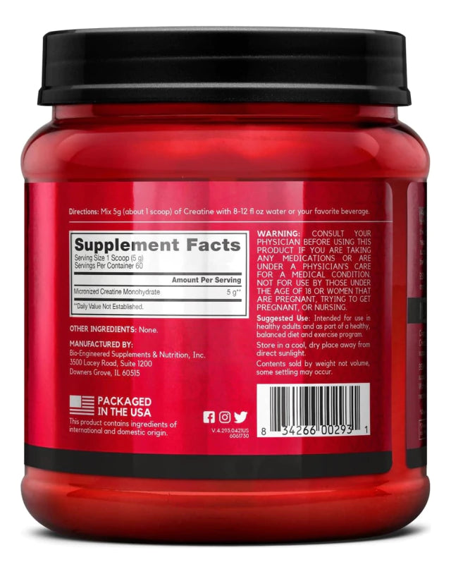 Creatine 60 Servicios 300 Gr BSN