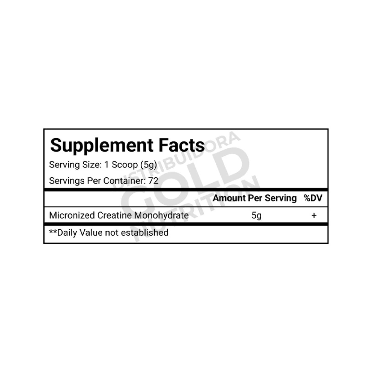 Creatine Raw 72 Servicios 360 Gramos