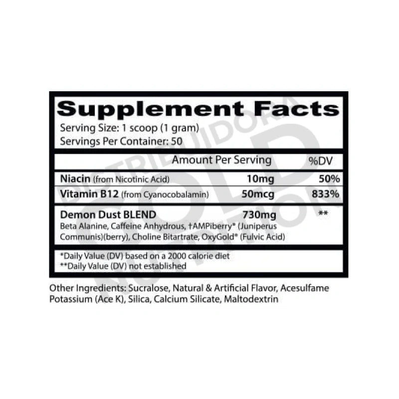 Demon Dust Pre-Workout 50 Servicios  Insane Labz