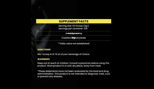 Creatine 100 Servicios Hard Supps