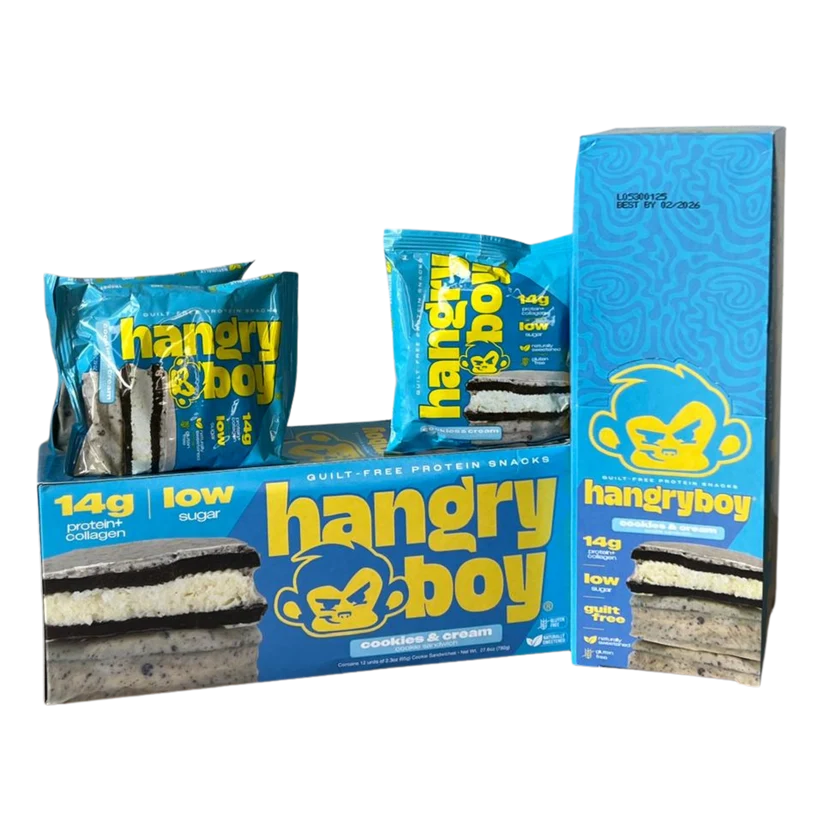 Galletas De Proteina x12 Unidades Hangry Boy