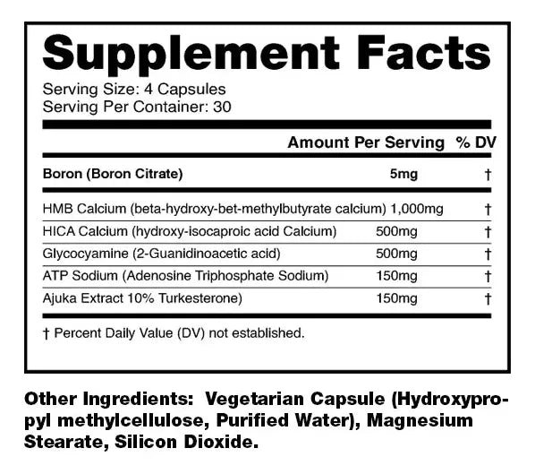 Hydra Natural Anabolic 120 Capsulas Dragon Pharma