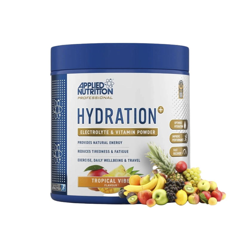 Hydration + Electrolyte & Vitamin Powder 30 Servicios Sabor Tropical Vibes Applied Nutrition
