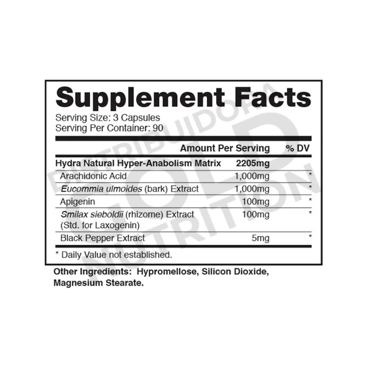 Hydra Natural Anabolic 120 Capsulas Dragon Pharma