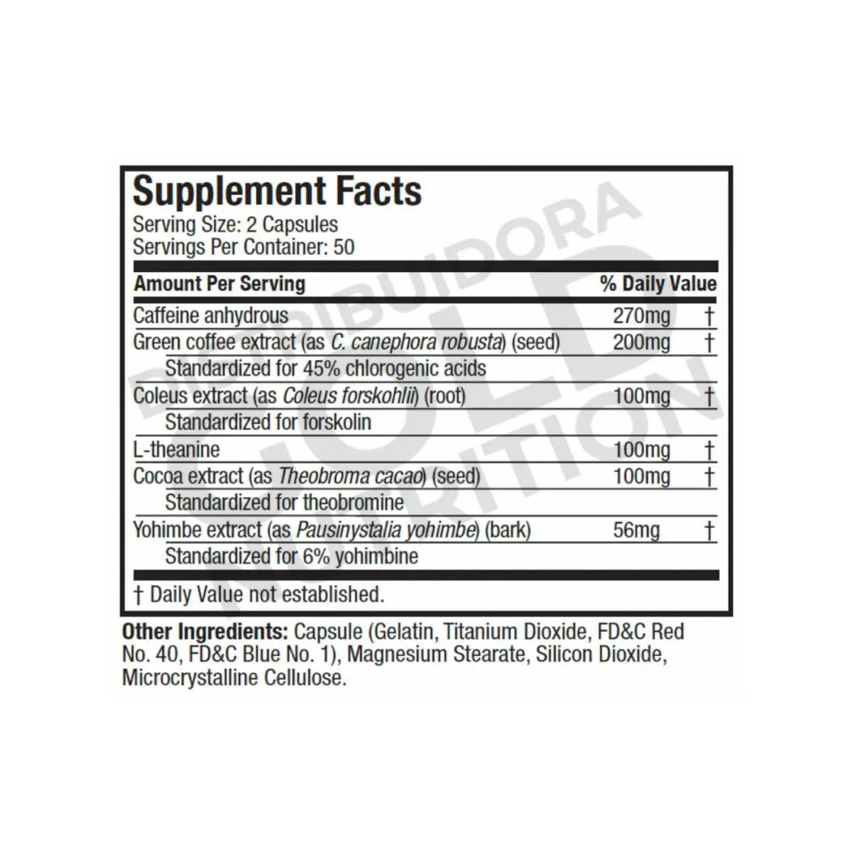 Hydroxycut Hardcore Elite 100 Capsulas Muscletech