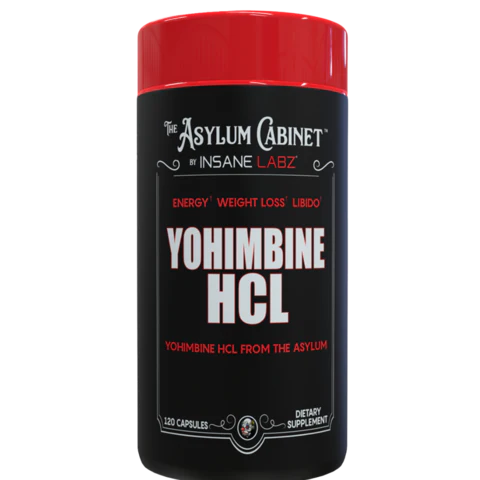 Insane Labz Yohimbine HCL 120 Capsulas Termogénico  Insane Labz