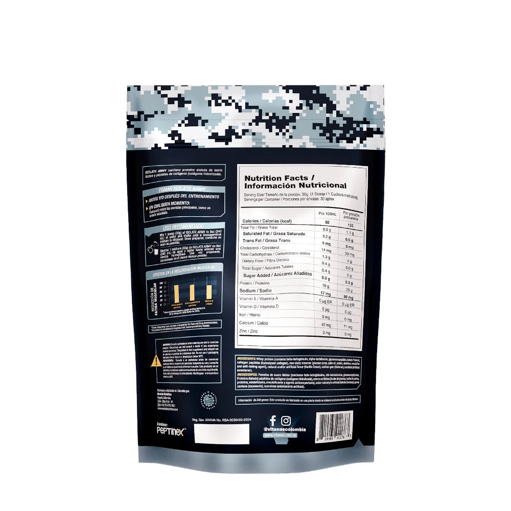 Isolate Army 2 Libras Vitanas Sport