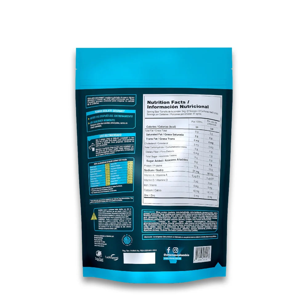 Isolate Gourmet 2 Libras Vitanas Sport