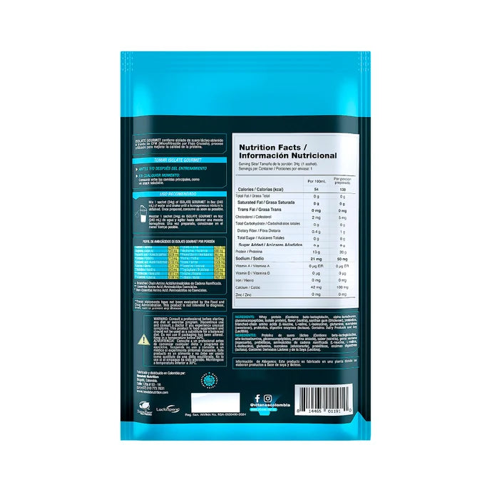 Isolate Gourmet x15 Sachets Vitanas Sport
