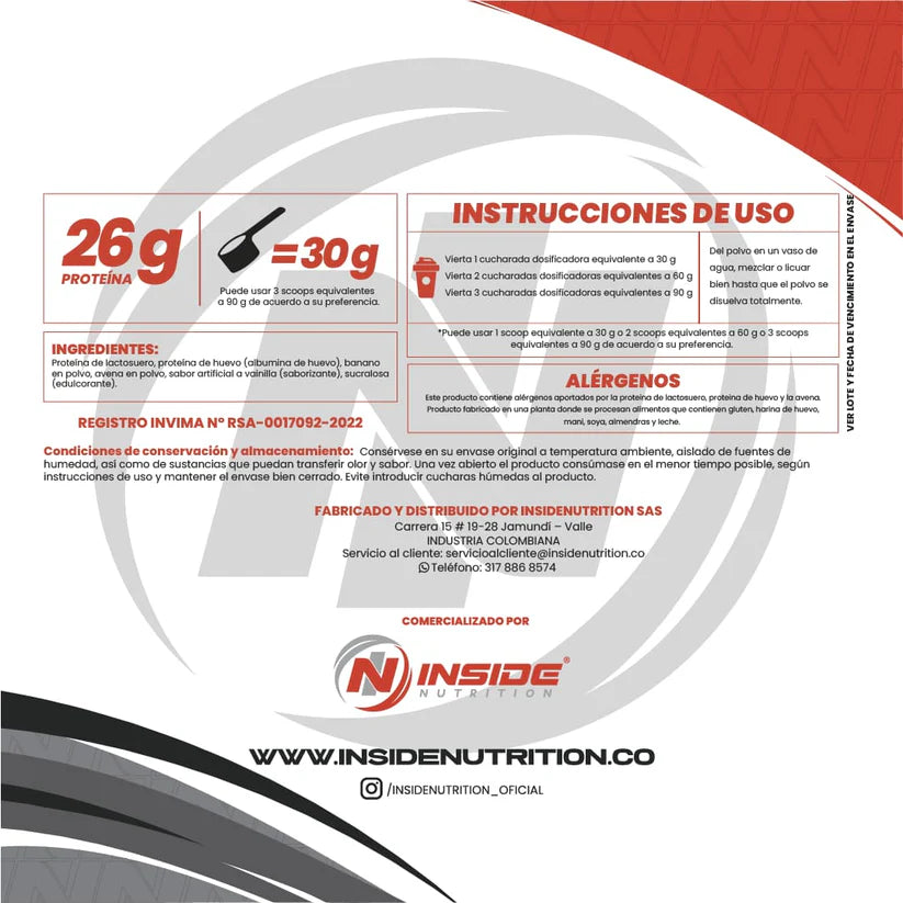 King Protein 12 Libras Inside Nutrition