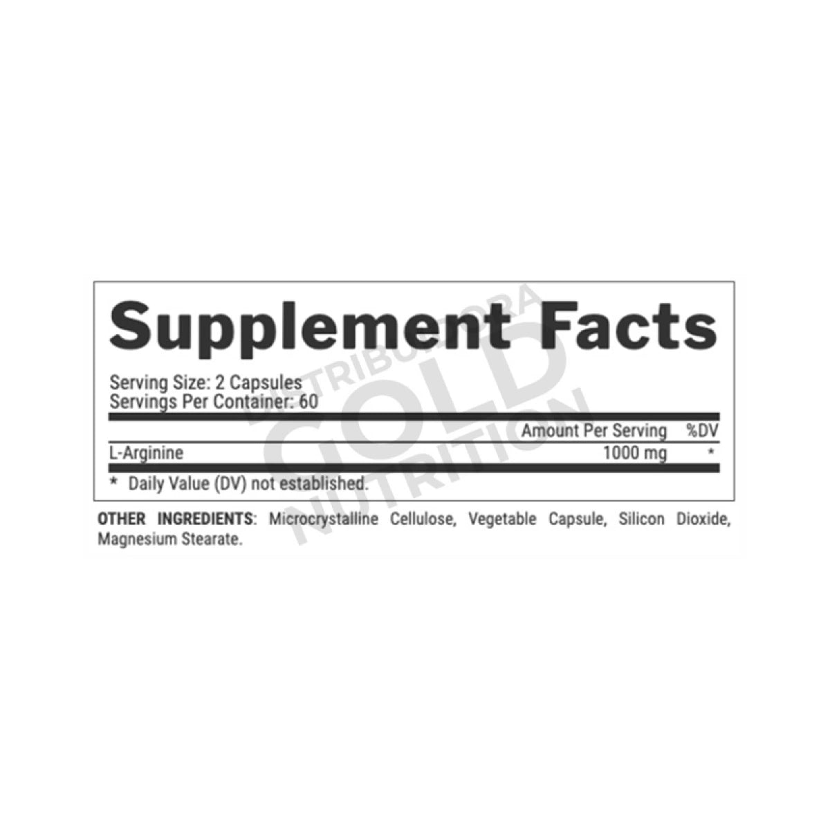 L-Arginina 120 Capsulas 1000mg