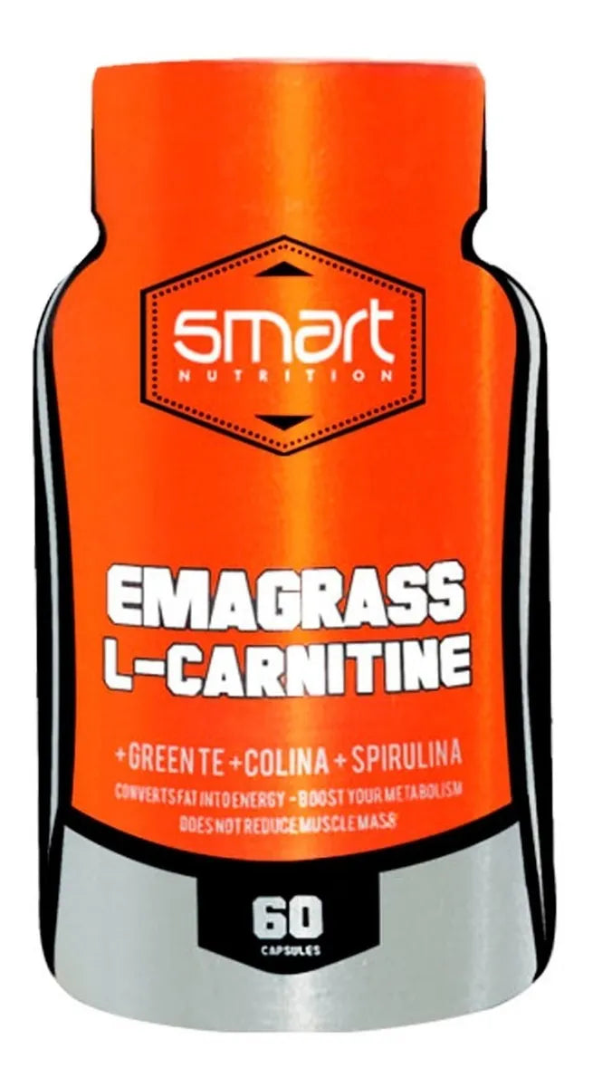 Emagrass L Carnitine 60 Cápsulas – Quemador De Grasa Natural