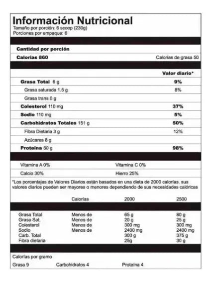 Mass Tech 4 Libras  Muscletech