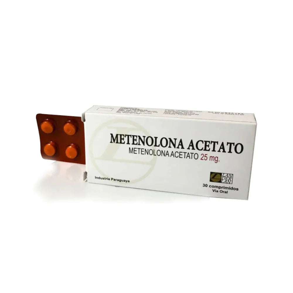 Metelonona Acetato 30 Cápsulas 25 Mg Landerlan