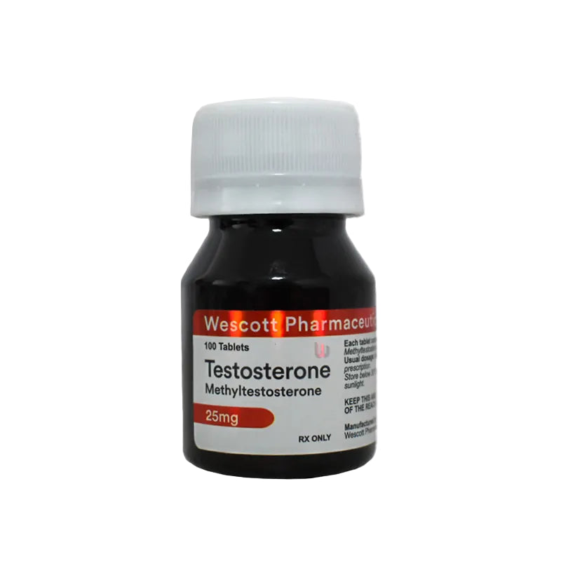 Methyl Testosterone 100 Tabletas 25 Mg Wescott