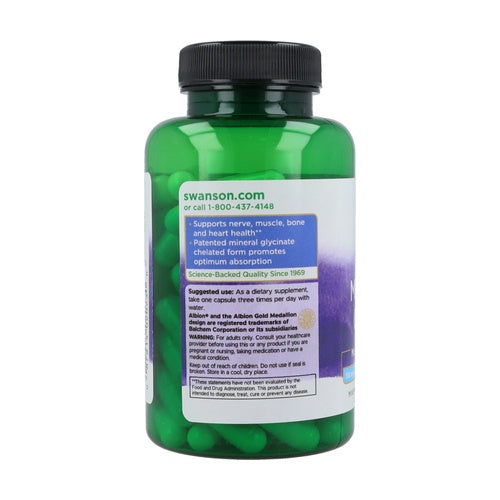 Magnesium Glycinate 90 Capsulas Swanson