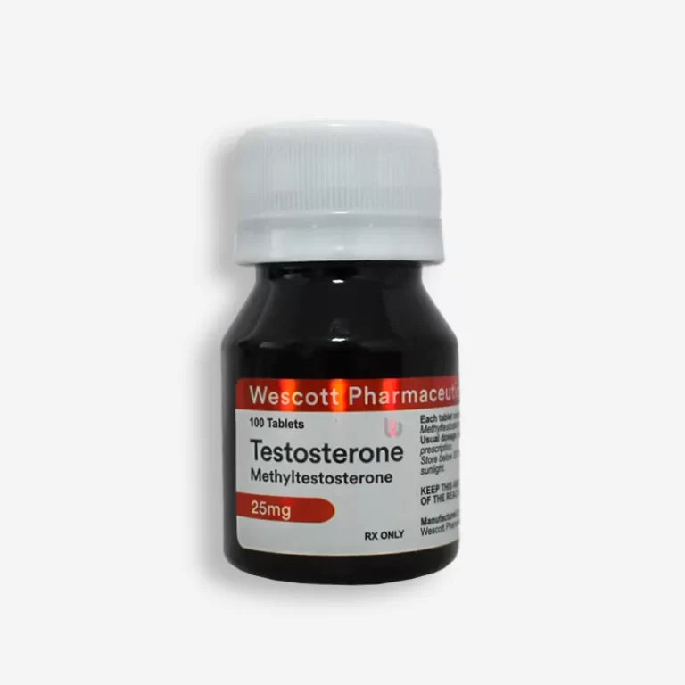Methyl Testosterone 100 Tabletas 25 Mg Wescott