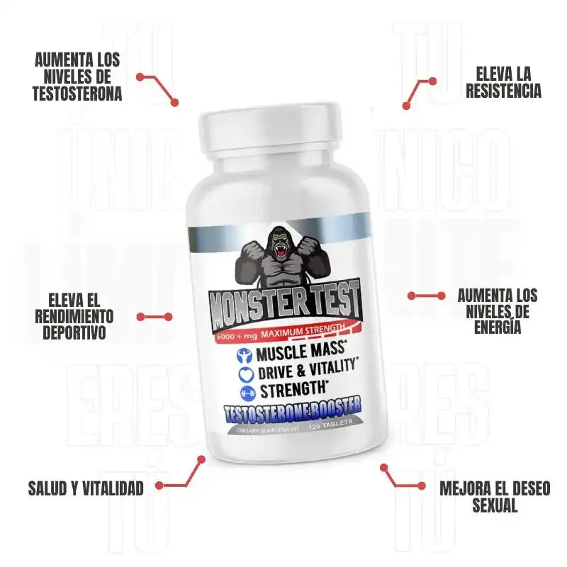 Monster Test Tradicional 120 Capsulas