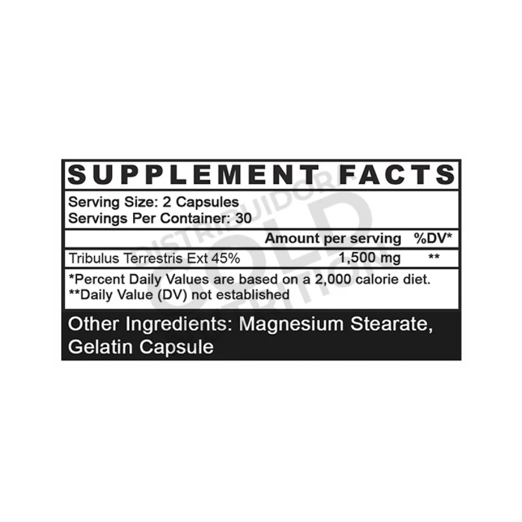 Monster Test Tribulus 60 Capsulas