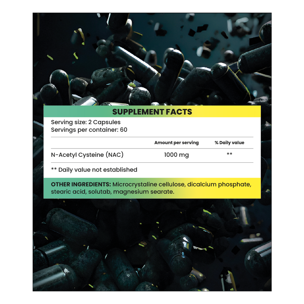 Nac 120 Capsulas 1000 Mg Hard Supps